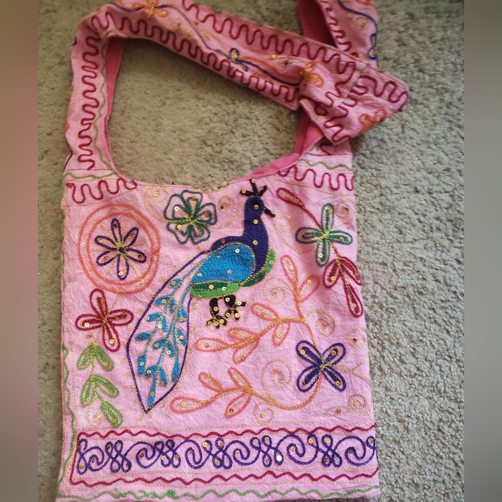 Hobo Hippie Bohemian Sling Crossbody Bag Purse